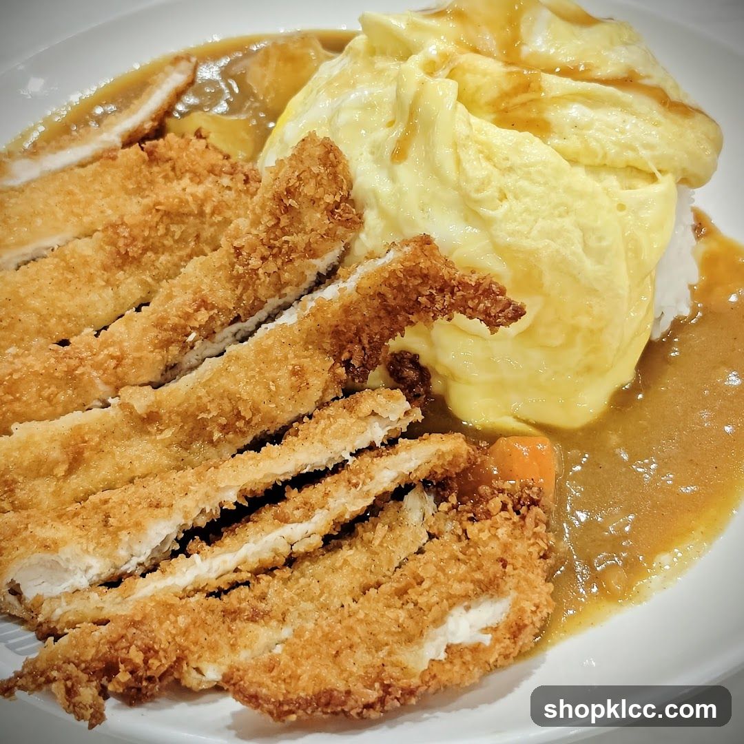 Chicken Katsu Curry with Omelette