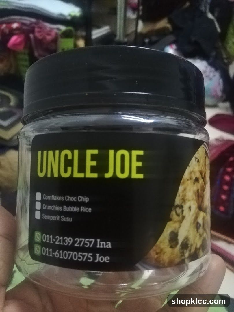 Uncle Joe Product Jar