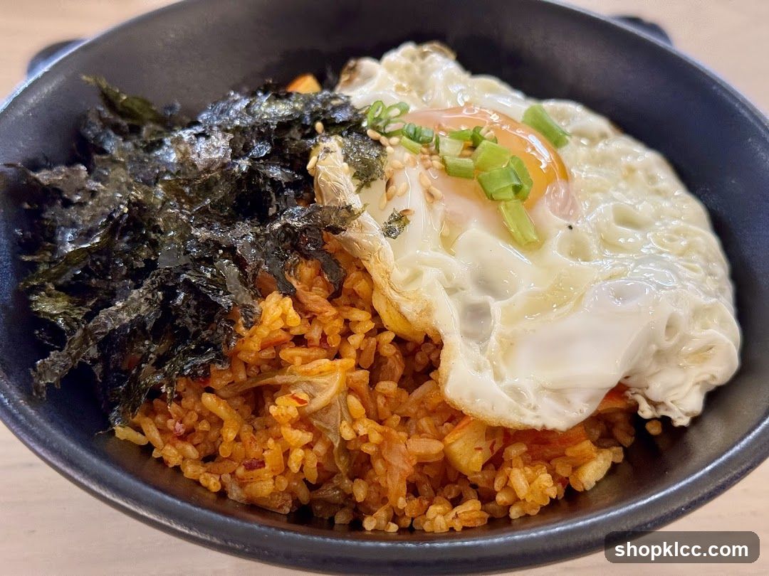 Fried Rice Bowl with Egg and Seaweed