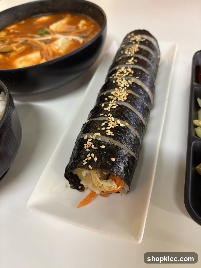 Korean-style food meal