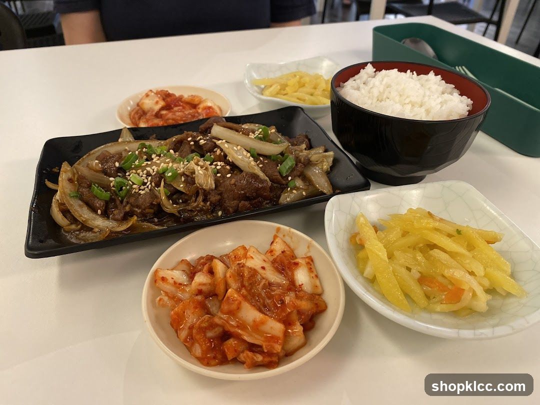 Korean Meal Spread