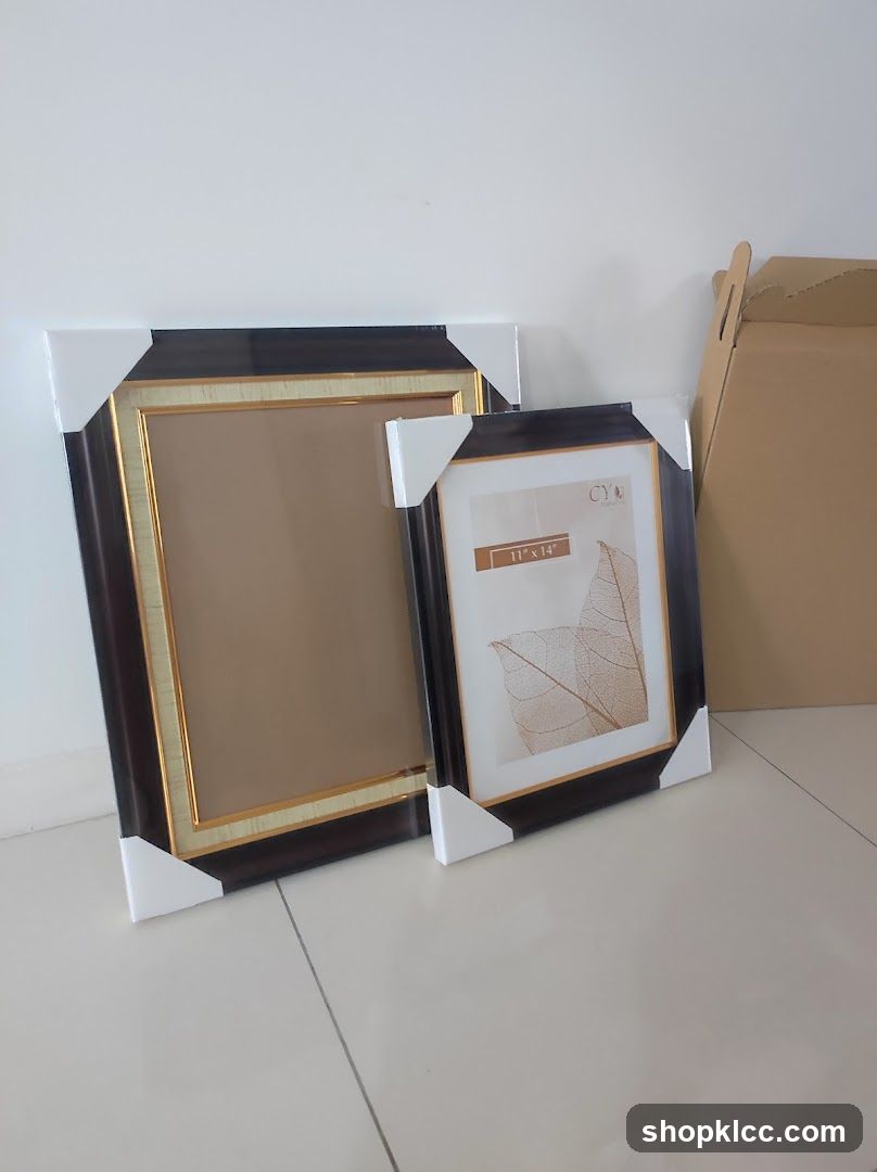 Framed Artwork with Protective Corners
