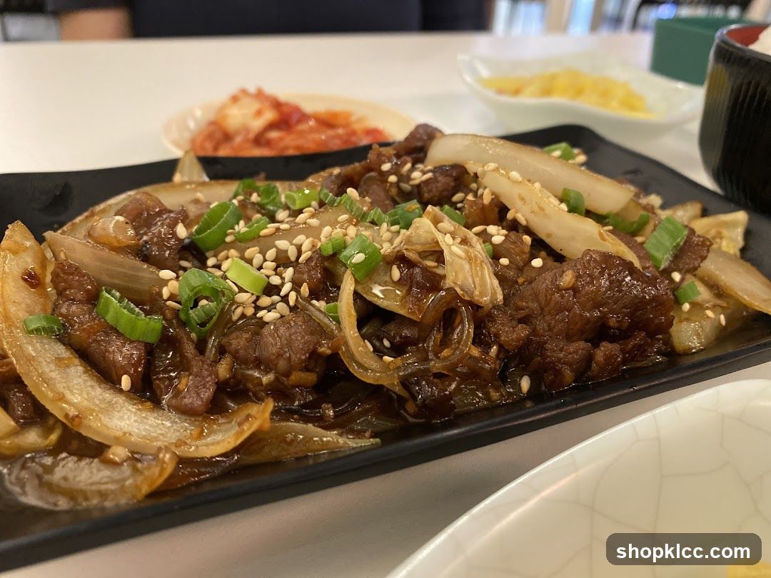 Korean Beef and Onion Stir Fry