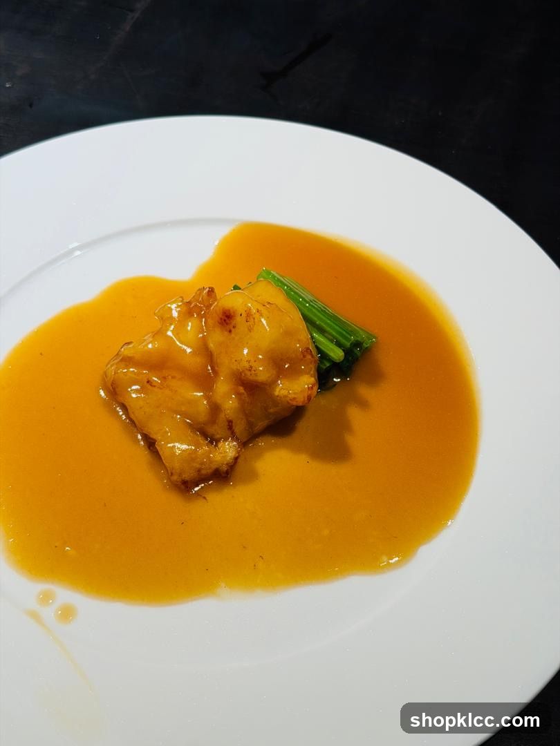 Fish dish with sauce