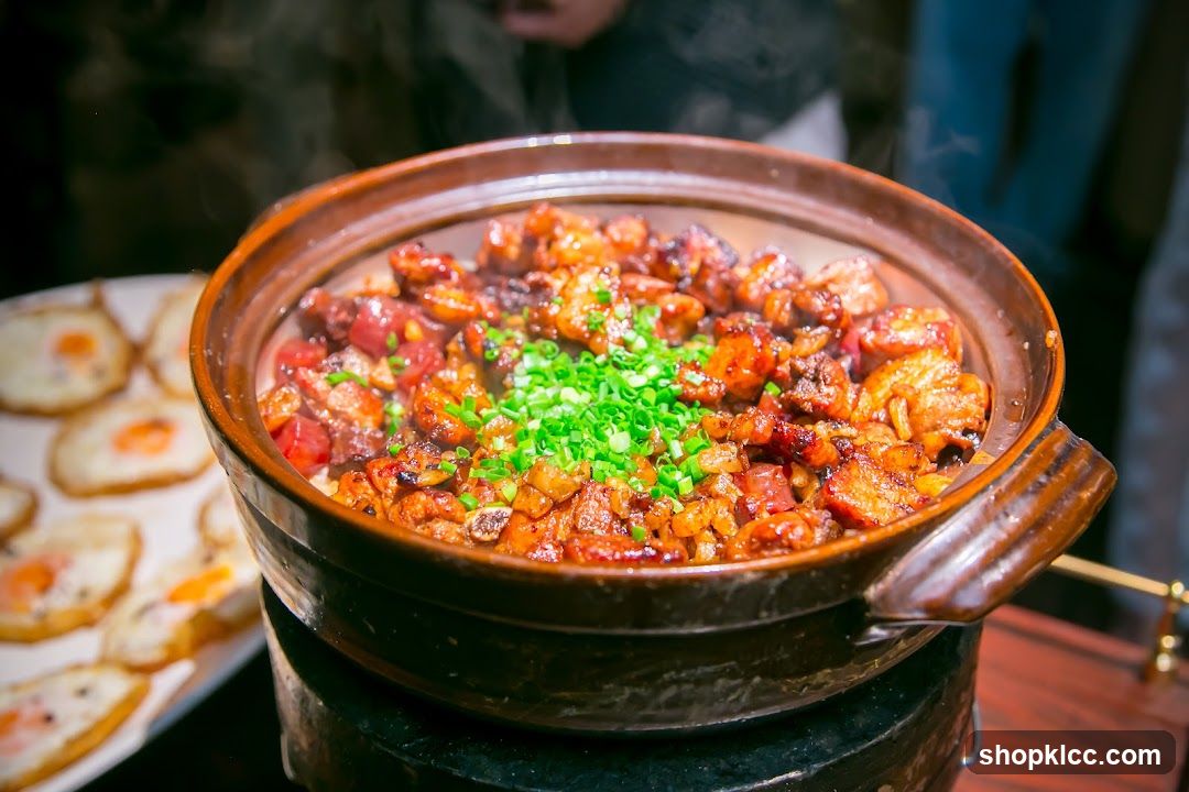 Clay Pot Rice with Fried Eggs