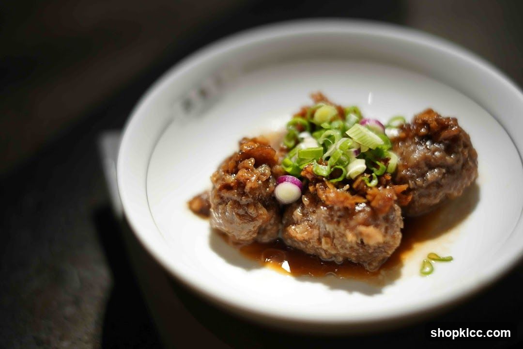Meatballs with Garnish