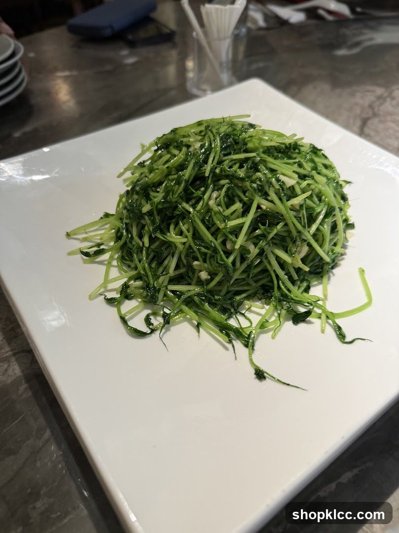 Stir-fried Pea Shoots