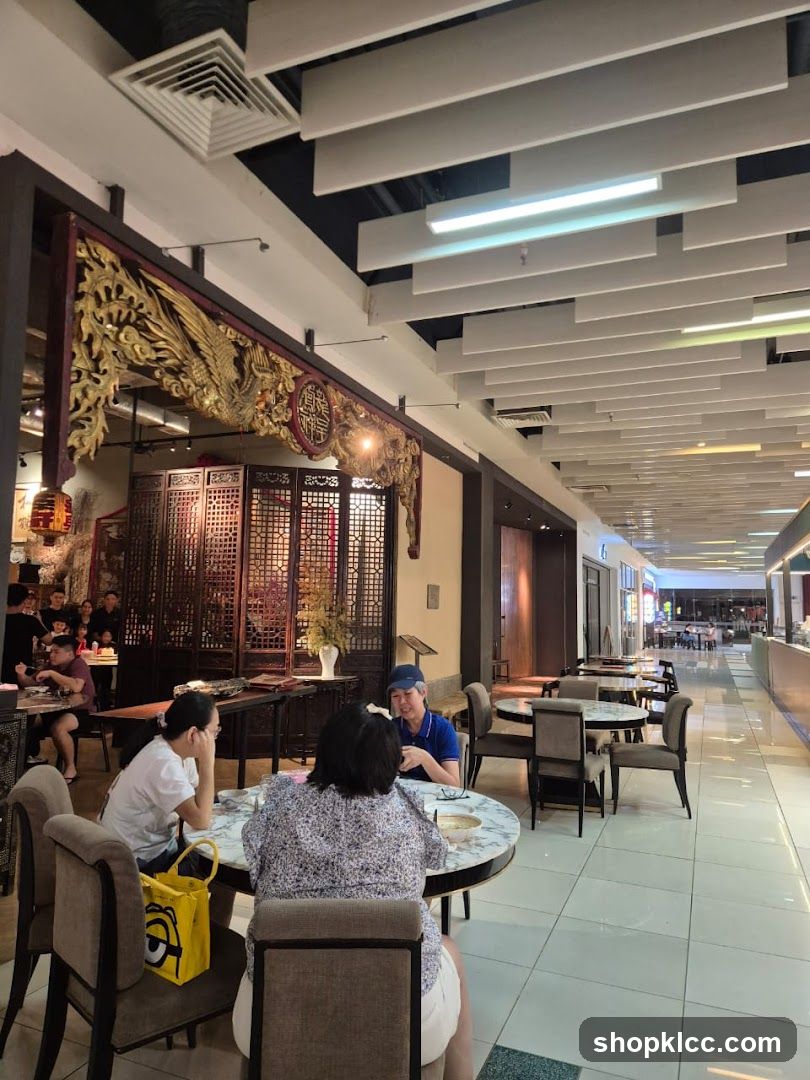 Restaurant Interior with Diners