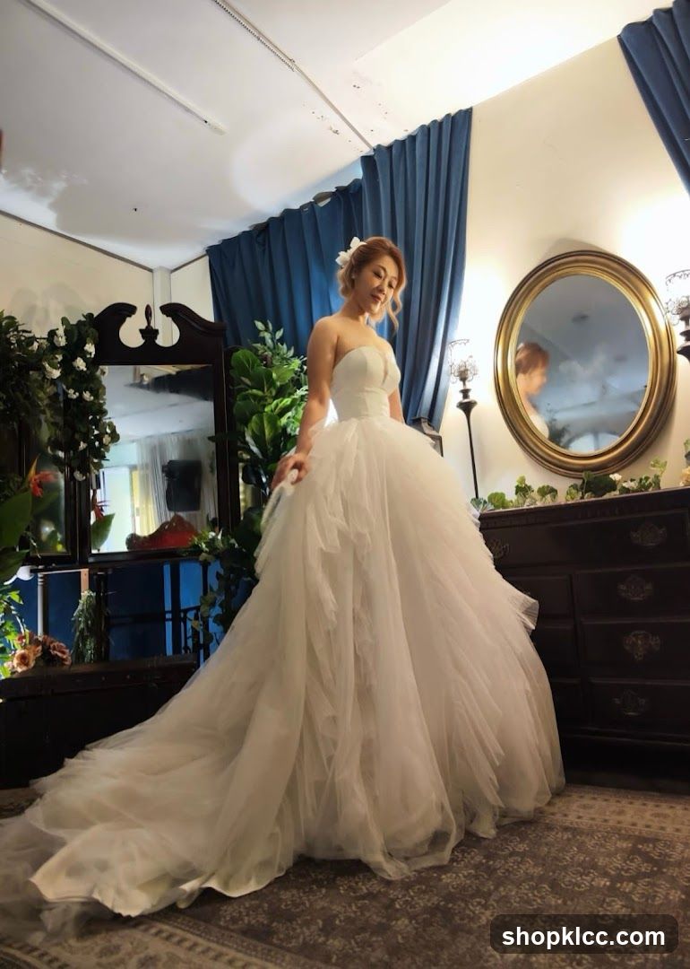 Bride in White Gown