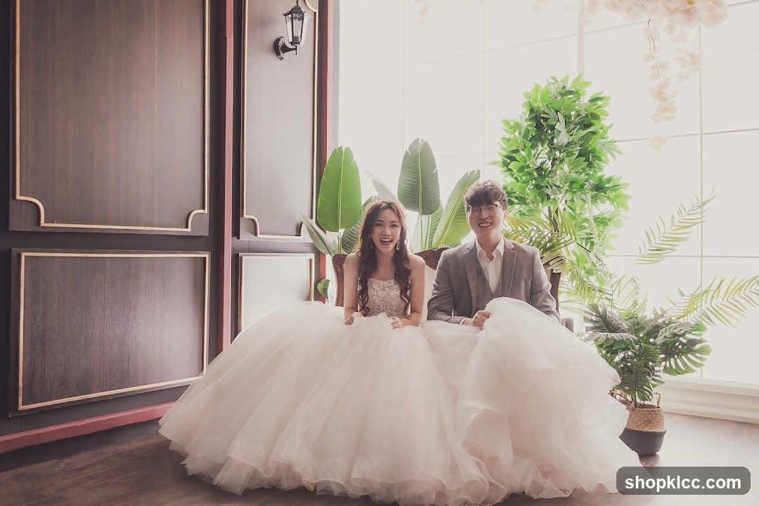 Couple in Wedding Attire