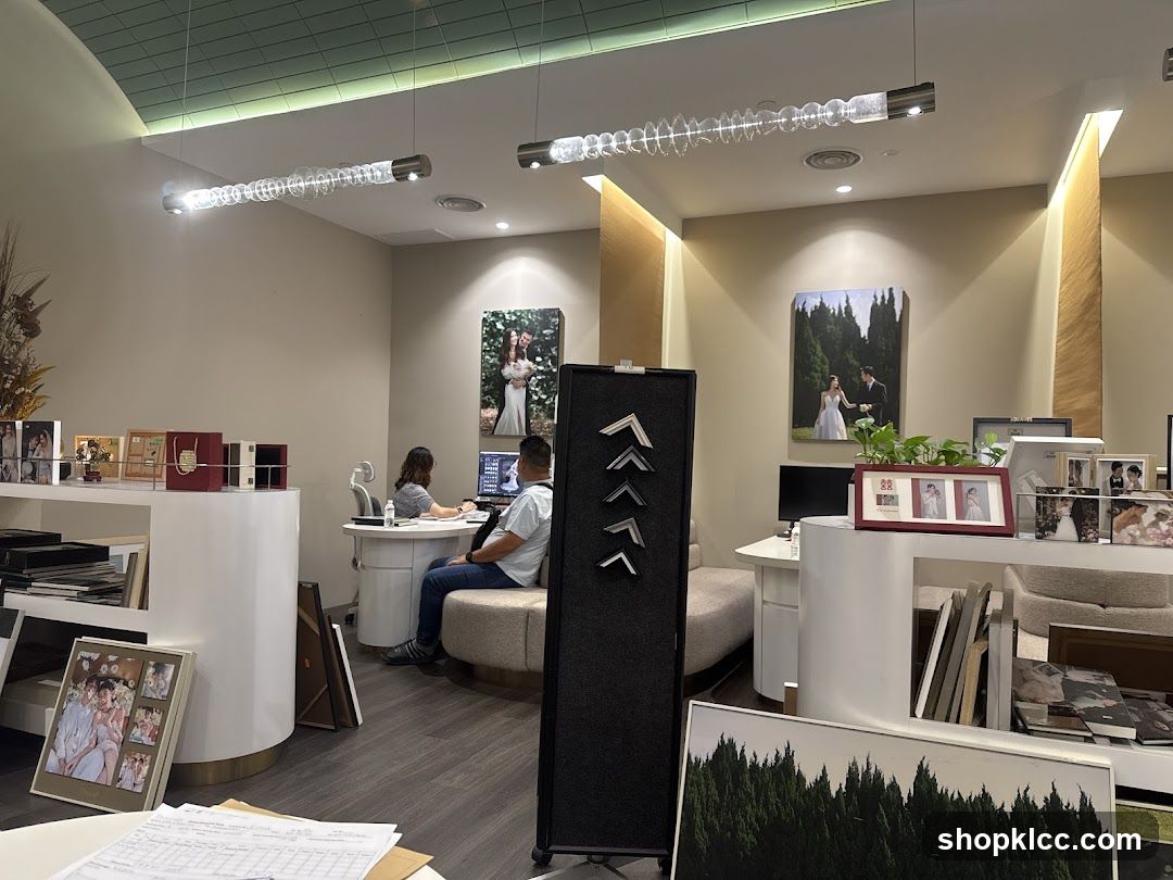 Interior of a photo studio or gallery space