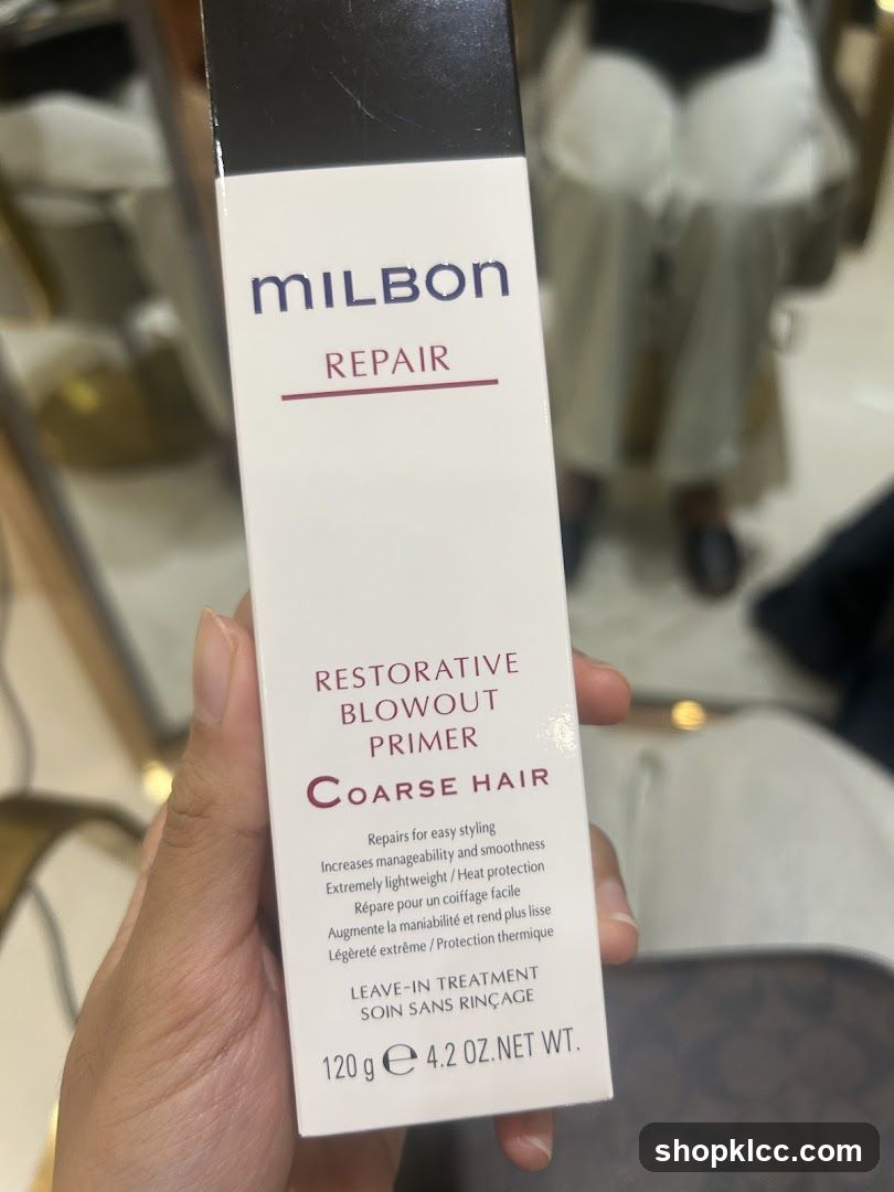 Milbon Repair Coarse Hair Blowout Primer