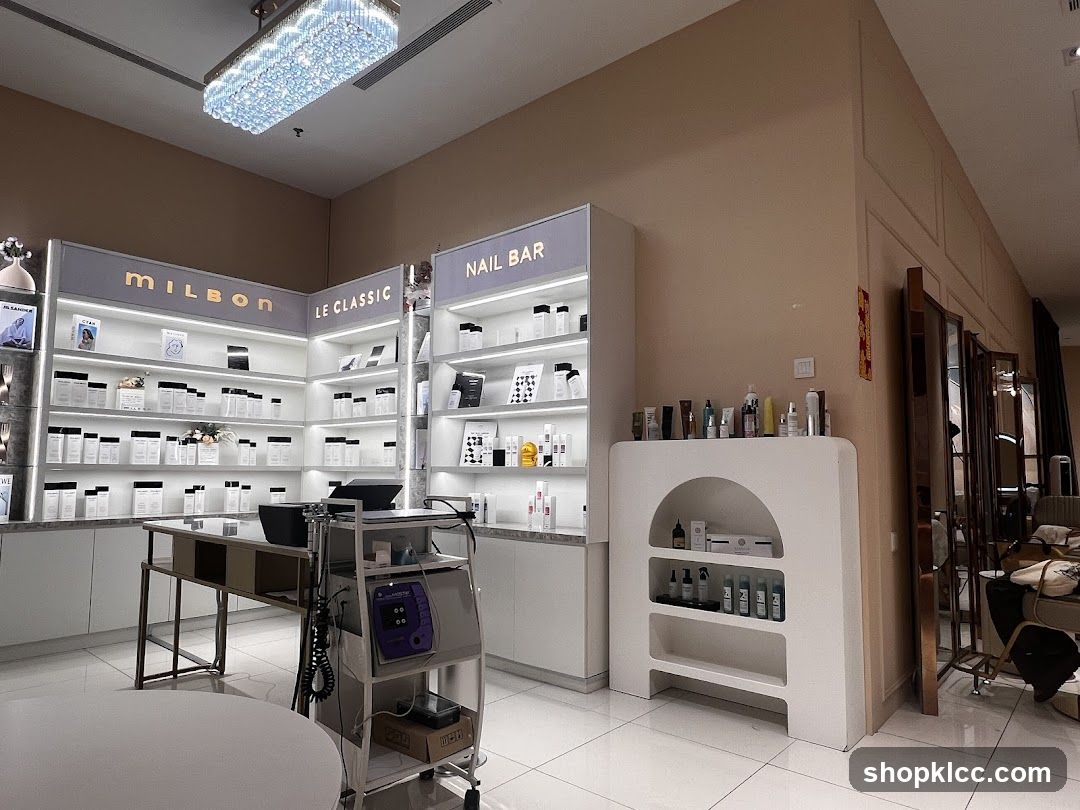Nail Salon Interior Display