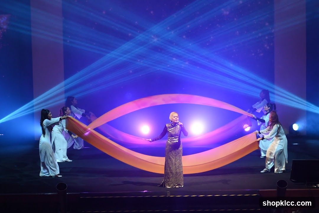 Singer and Dancers on Stage