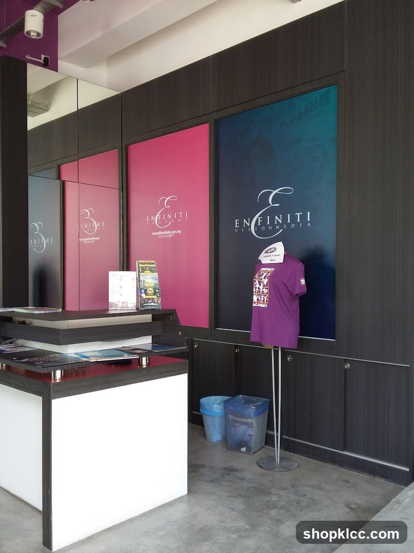 Infiniti Vision Media Reception Area
