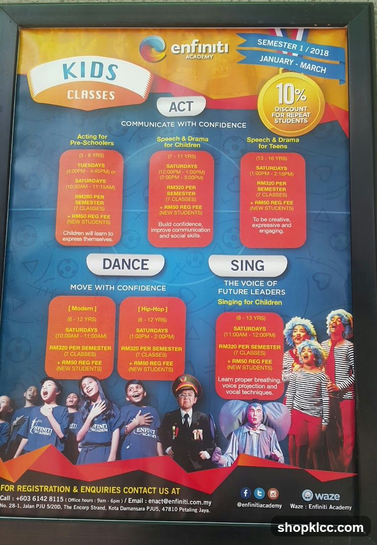 Enfiniti Academy Kids Classes