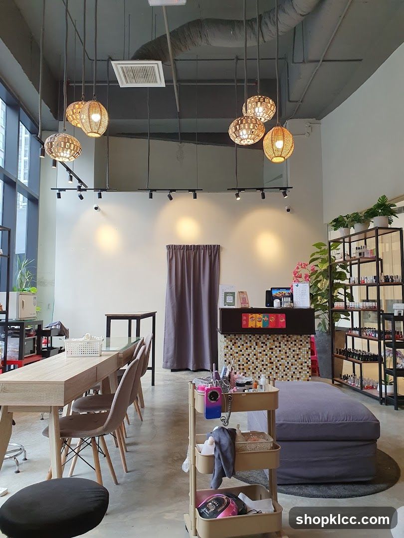 Nail Salon Interior