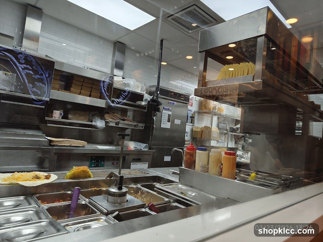 Fast Food Kitchen Counter