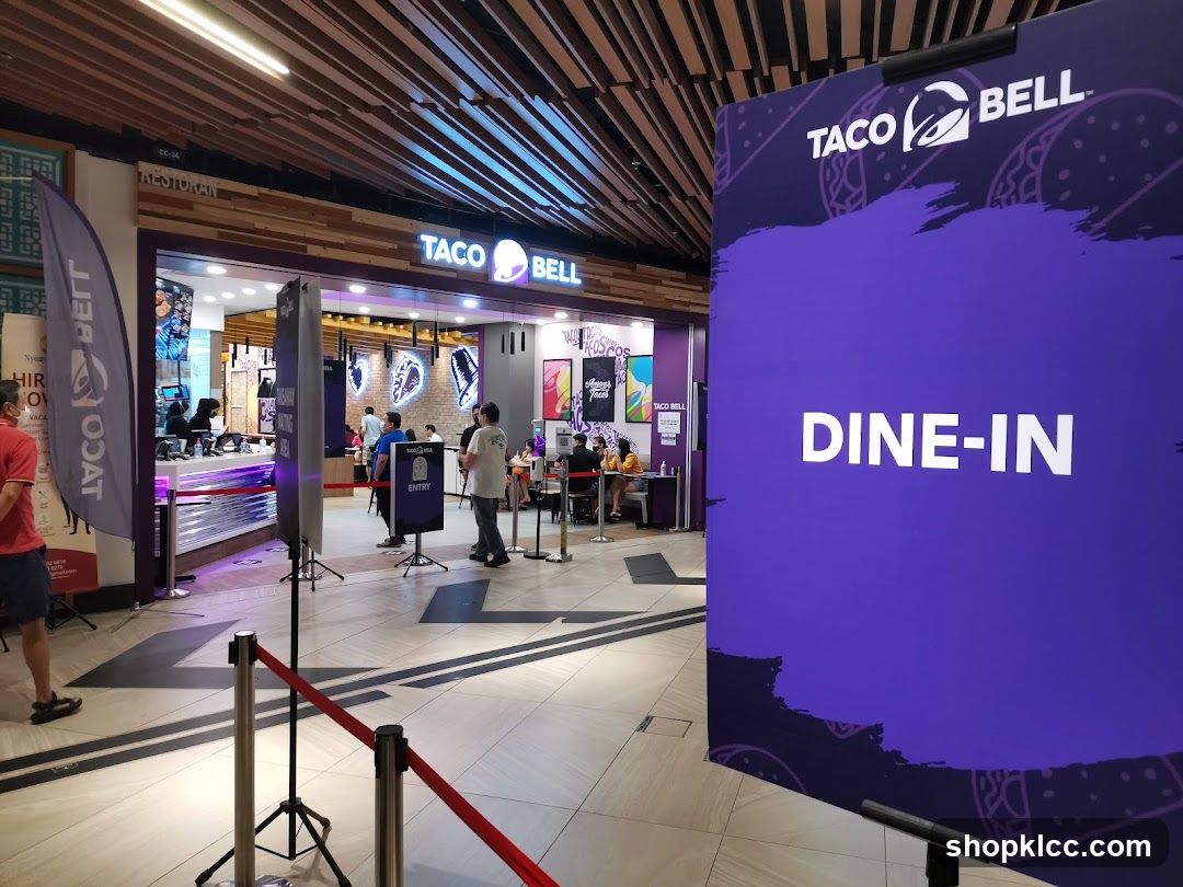 Taco Bell Dine-In Area