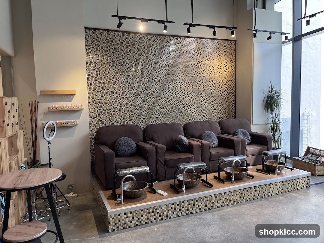 Nail Salon Pedicure Area