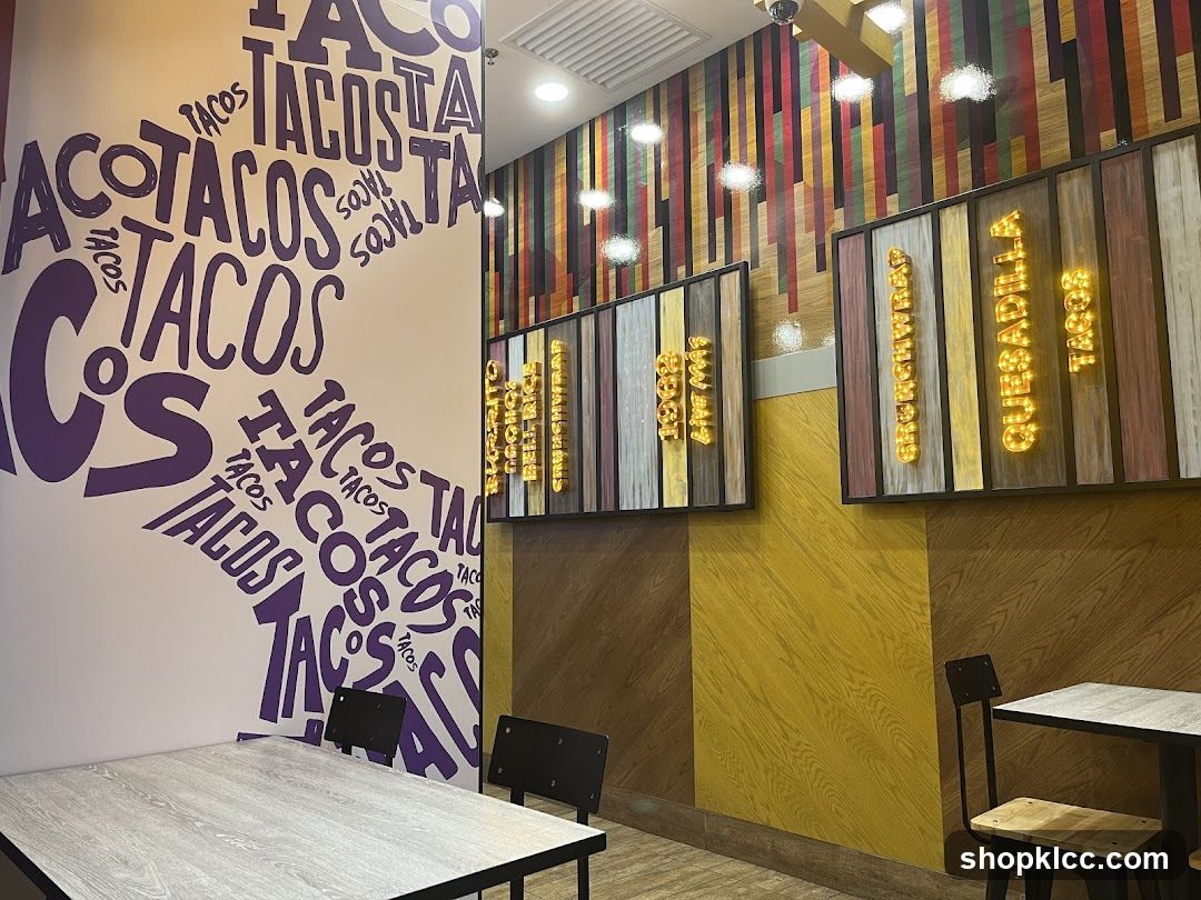 Restaurant Interior with Taco-Themed Decor