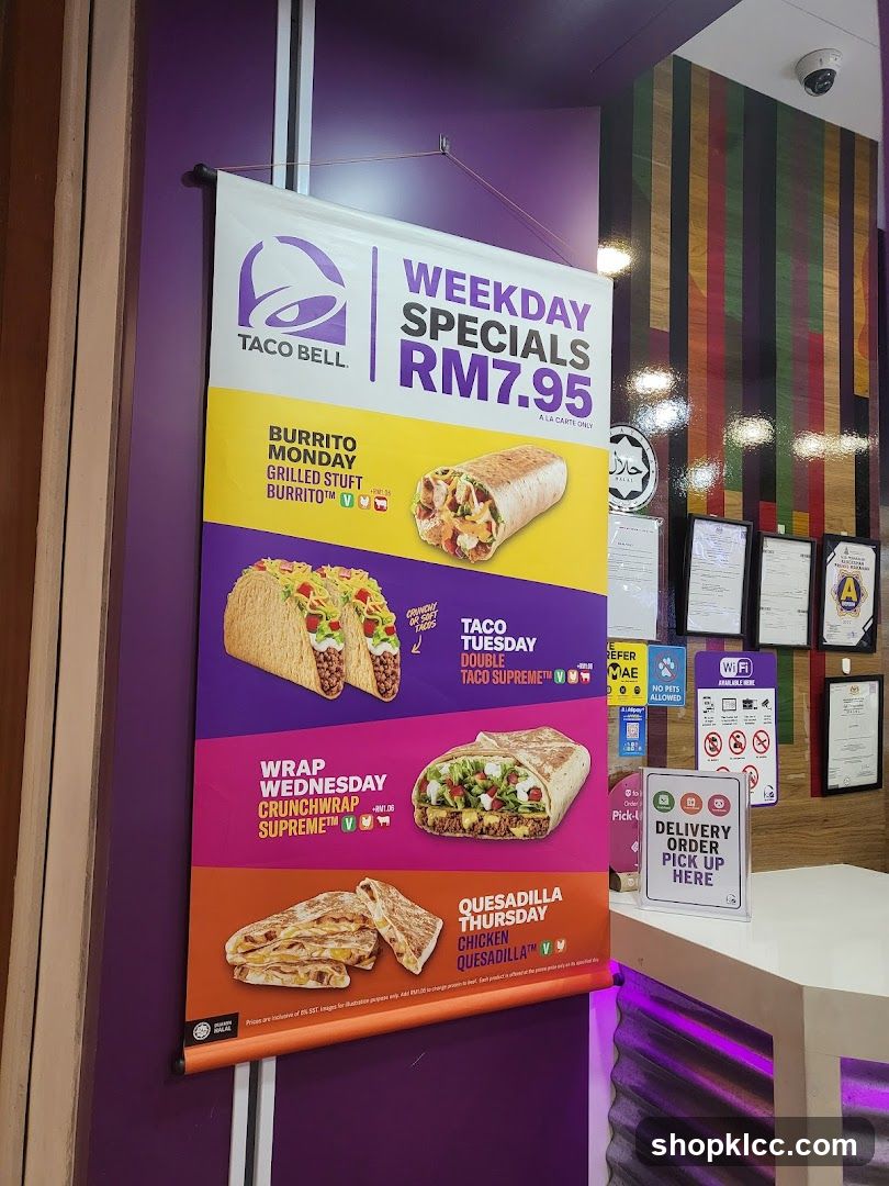 Taco Bell Weekday Specials Banner