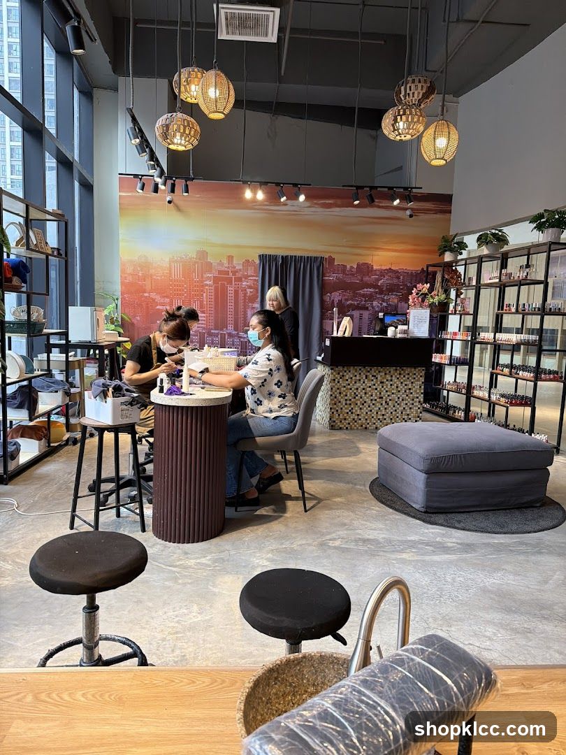 Nail Salon Interior
