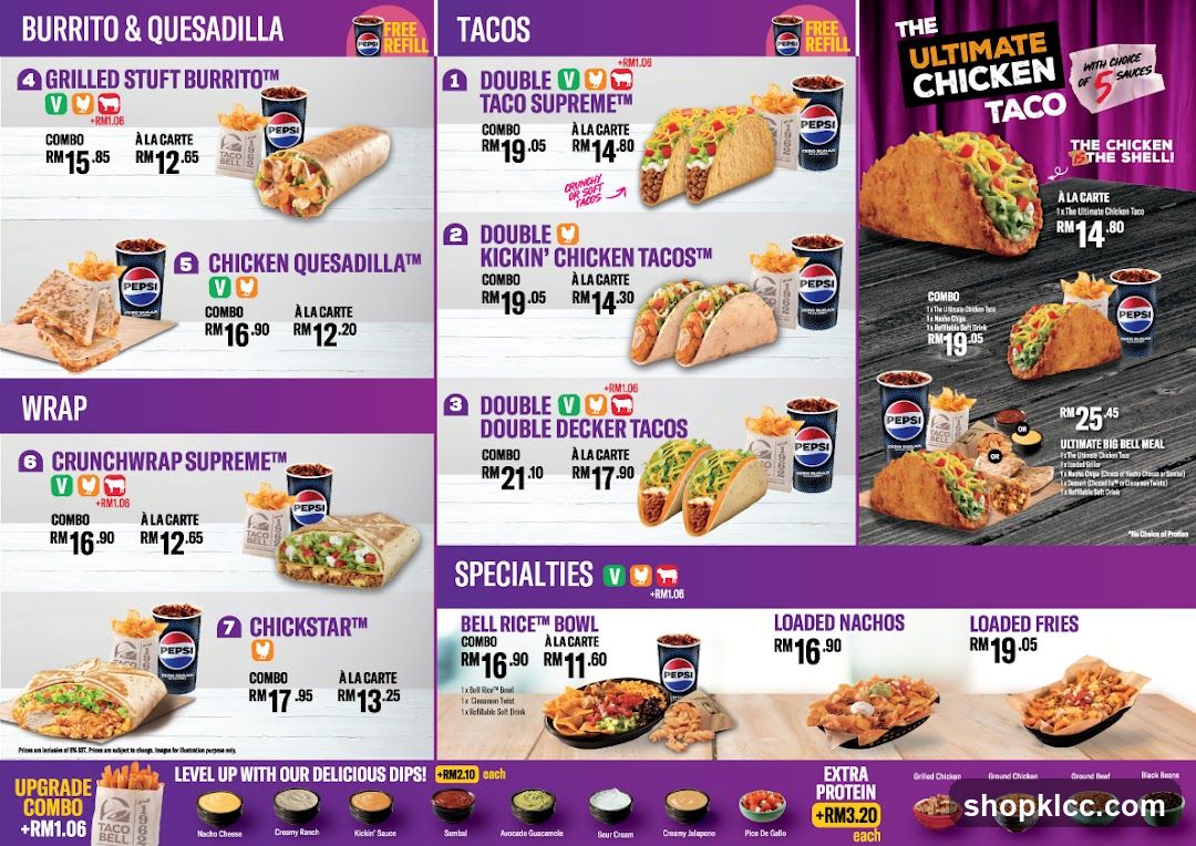 Taco Bell Menu