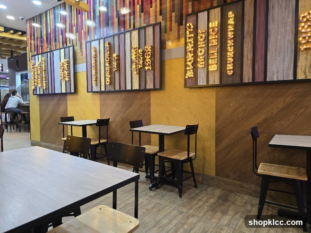 Restaurant Interior with Menu Boards