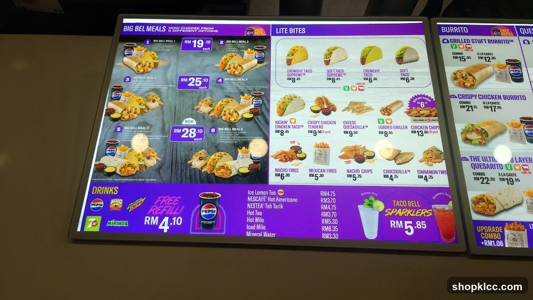 Taco Bell Menu