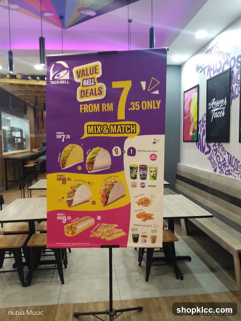 Taco Bell Value Bell Deals Banner