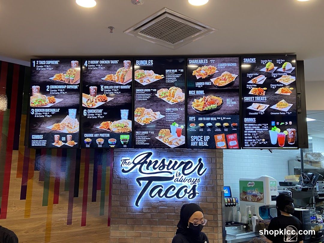 Taco Menu