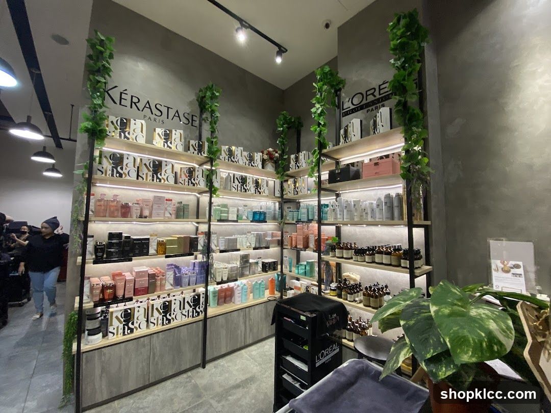 Hair Salon Product Display