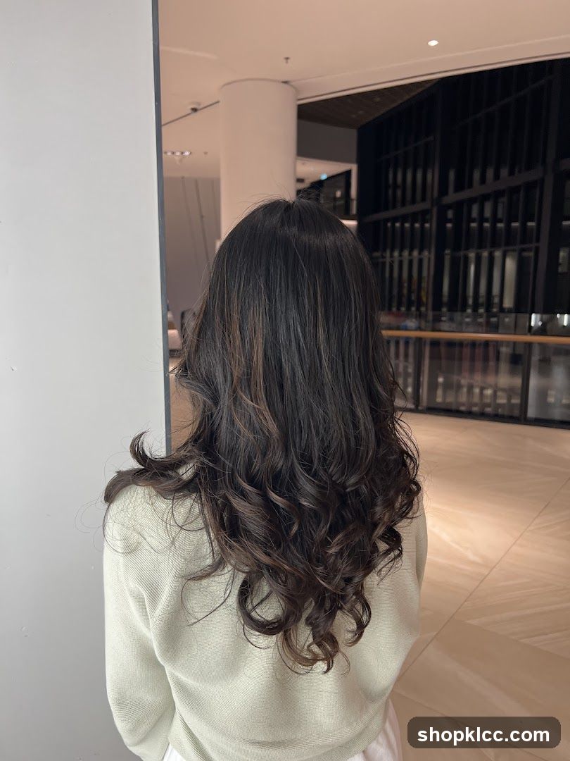 Woman with styled hair