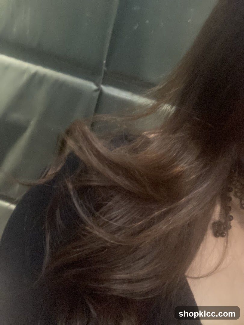 Woman's Hair and Earring