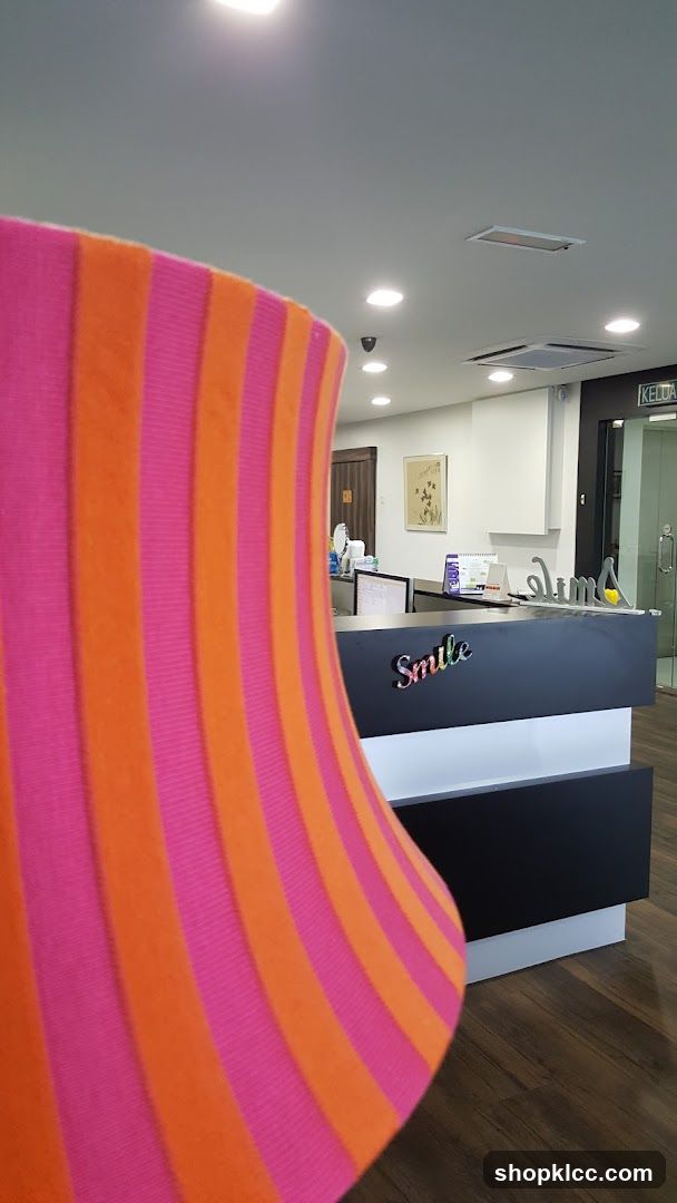 Interior Reception Area with Colorful Chair