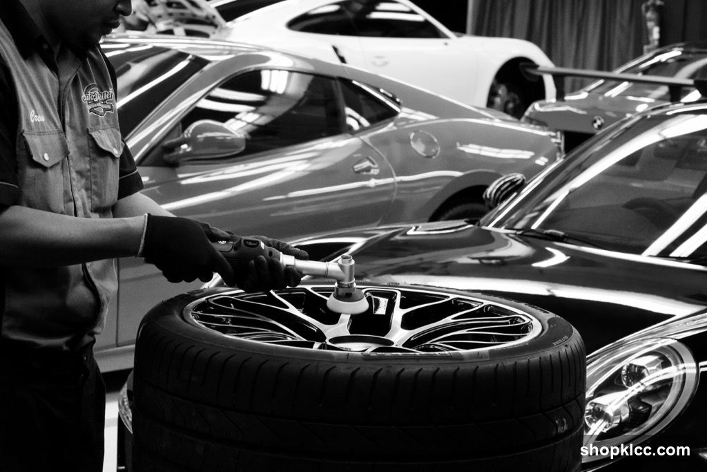 Car Maintenance Workshop Interior