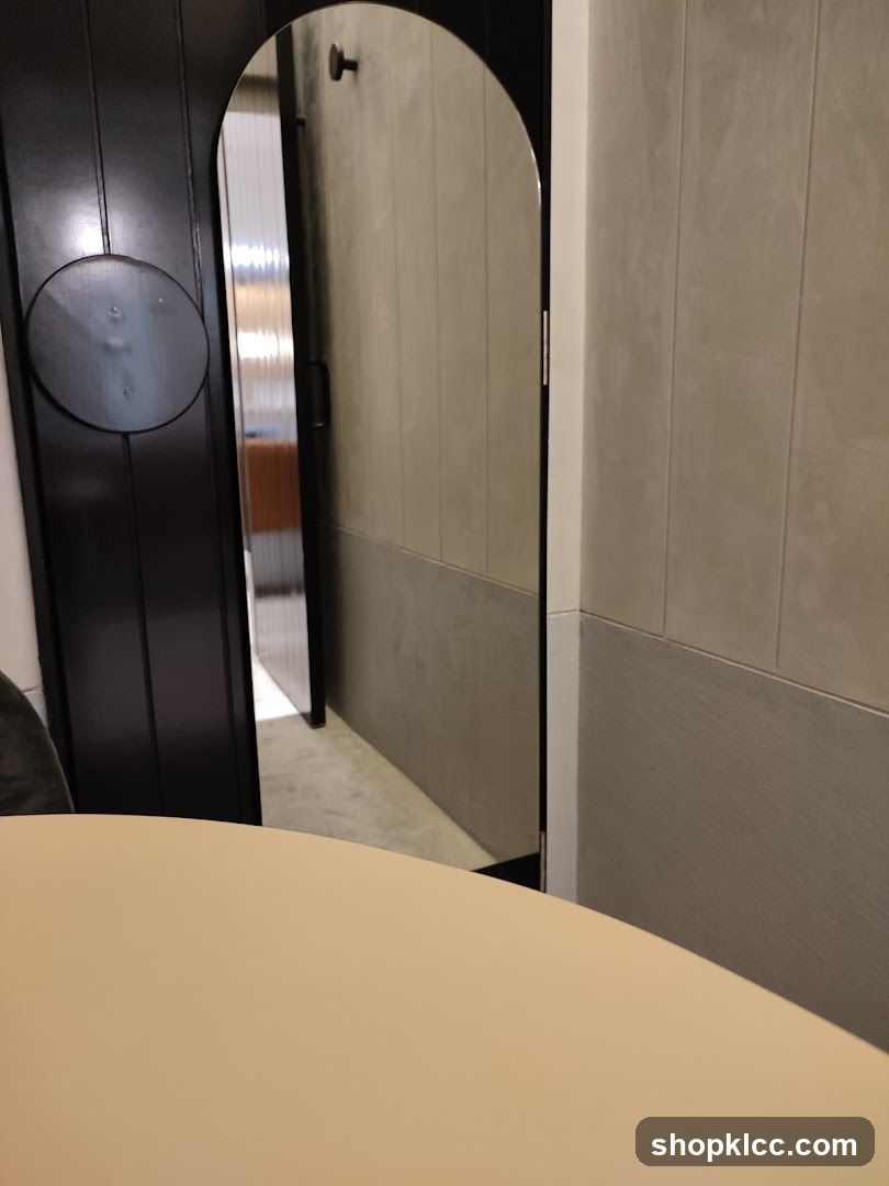 Interior View with Archway Door