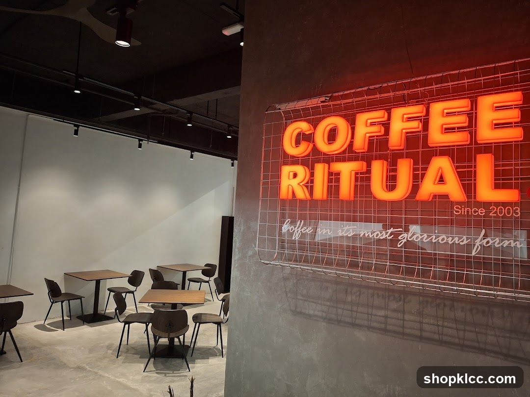 Coffee Ritual Neon Sign