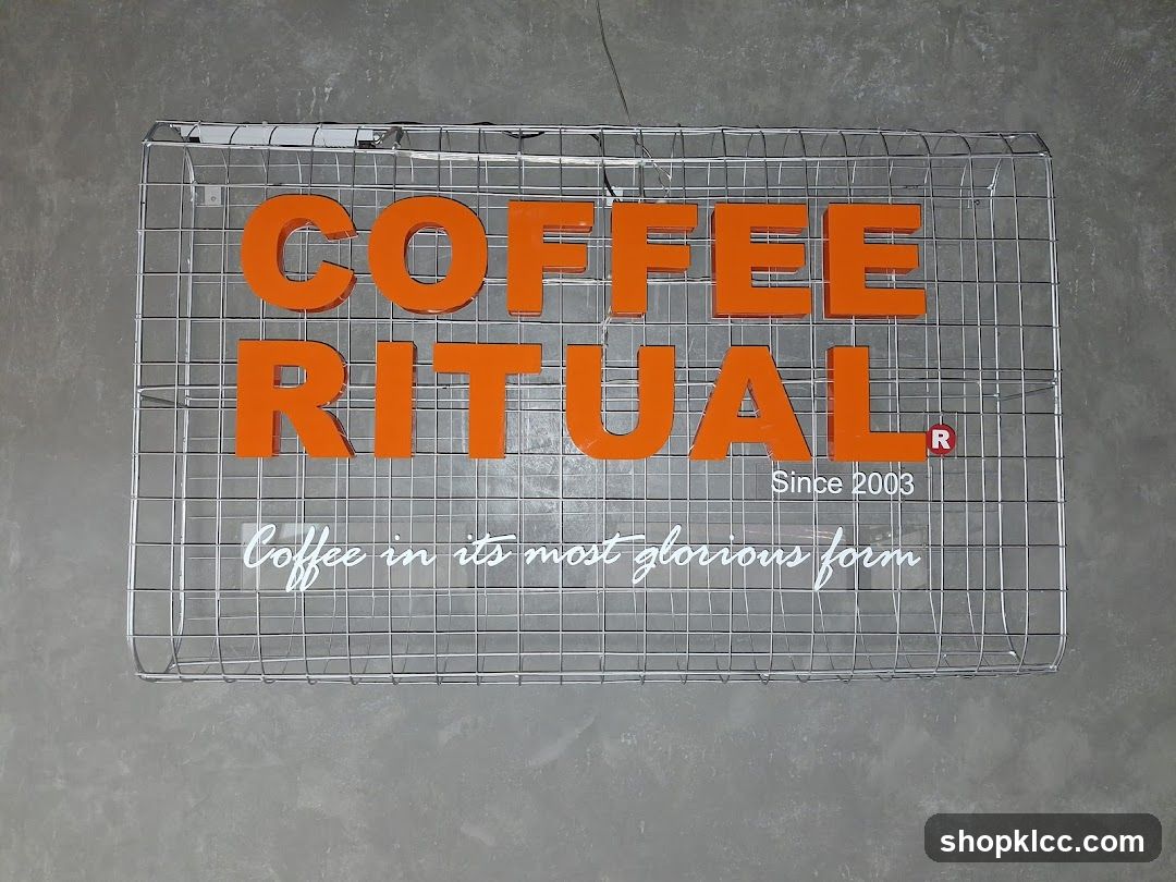 Coffee Ritual Sign