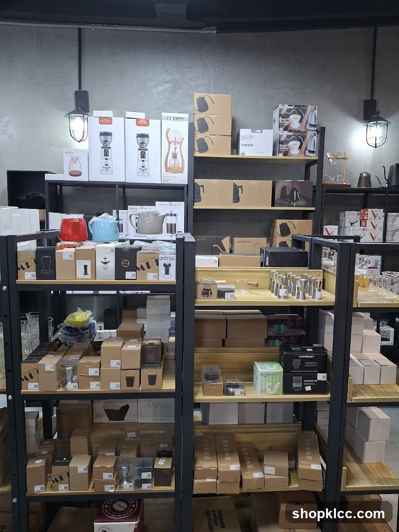 Coffee Equipment Display