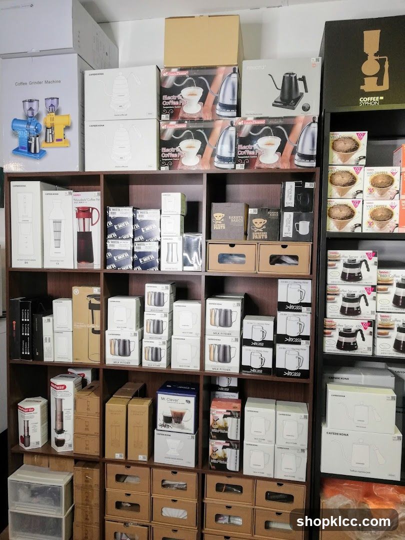 Coffee Equipment Display