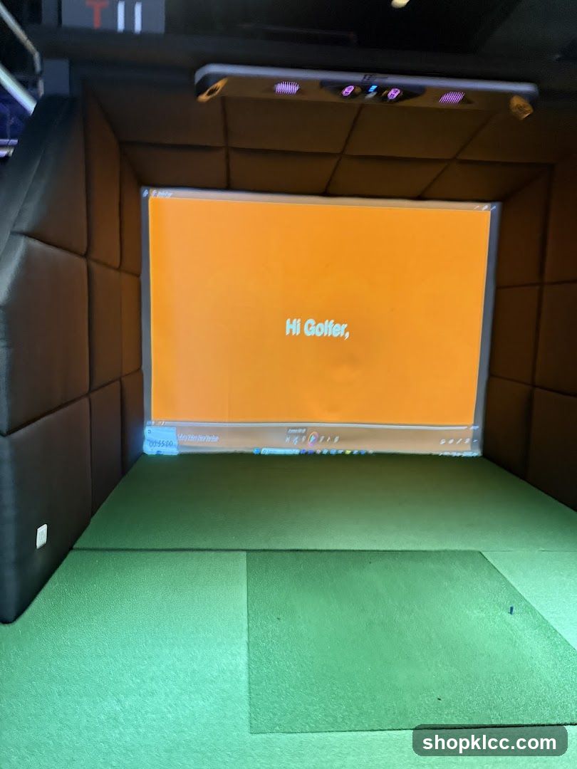 Golf Simulator Screen