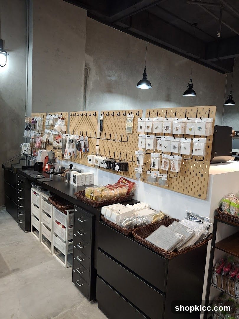 Retail Display with Various Goods
