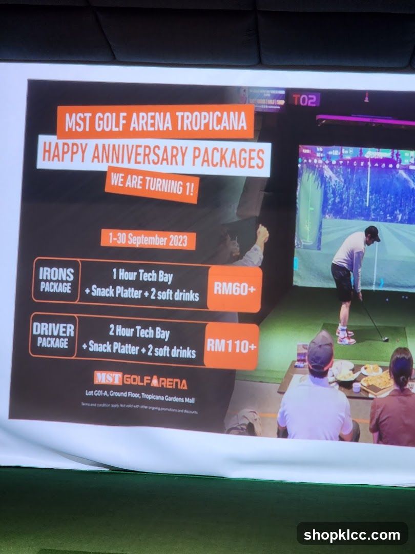 MST Golf Arena Tropicana Anniversary Packages