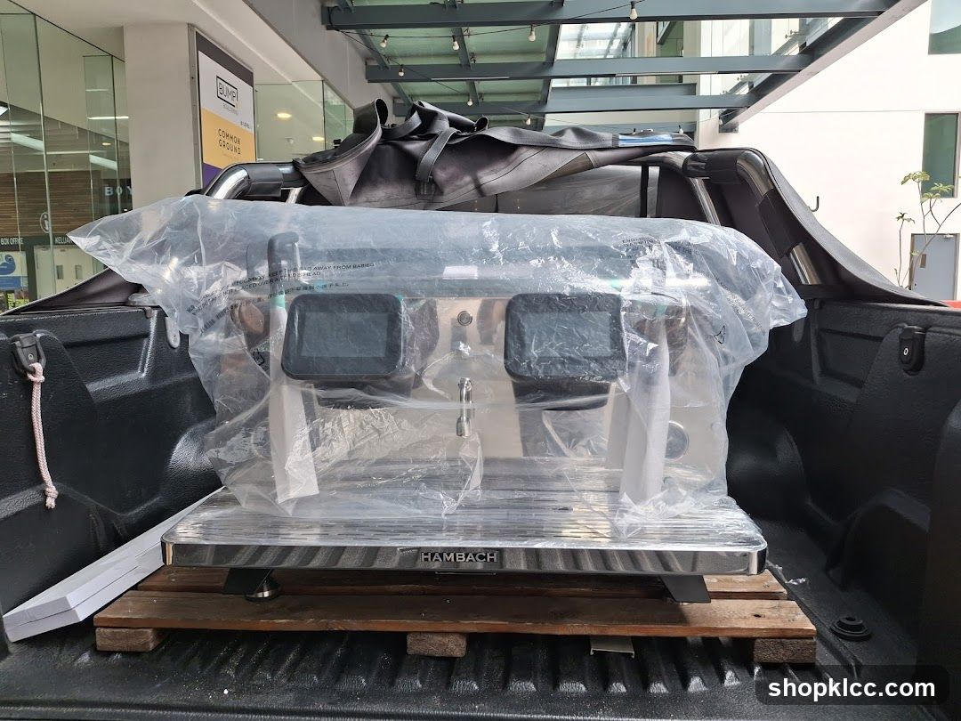 Espresso Machine in Truck Bed