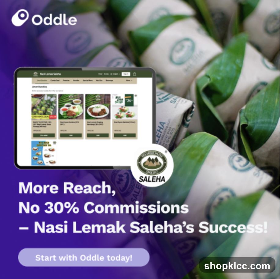 Oddle and Nasi Lemak Saleha Promotion