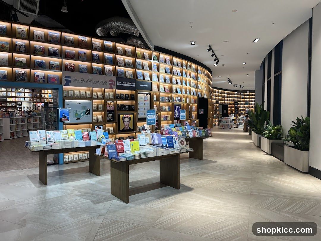 Interior of a bookstore