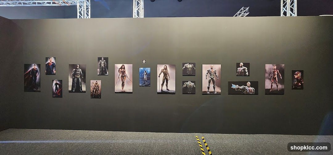 Superhero Art Display