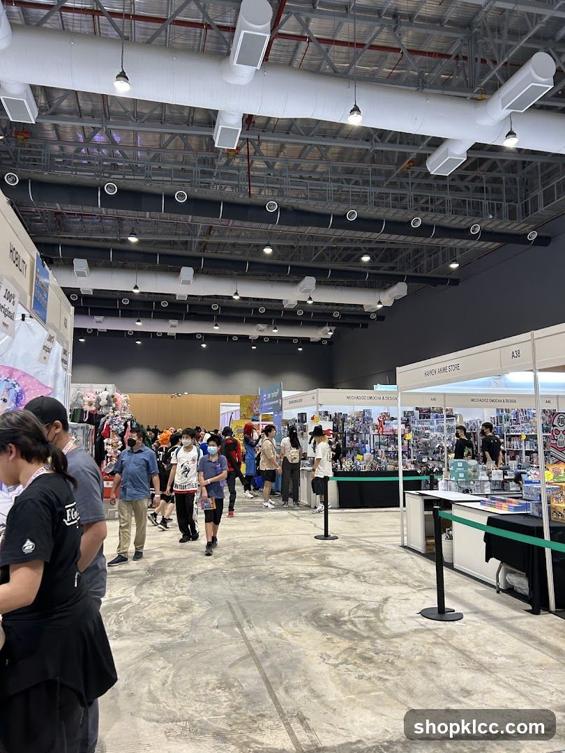 Convention Hall with Anime Stores